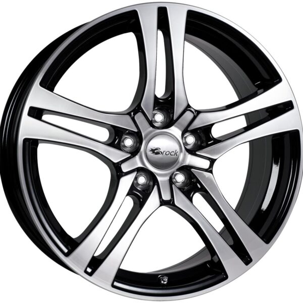 RC Design RC26 Schwarz Glanz Voll-Poliert (SGVP) 6,5x15 4x108 ET23 CB65,1 60° 550 kg 401439