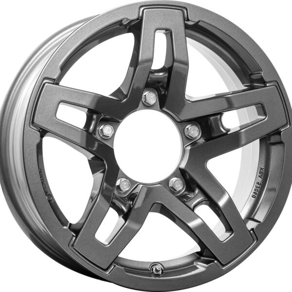 RC Design RC33X Titan Metallic (TM) 5,5x15 5x139.7 ET5 CB108,3 (only OE Cap, no cap included) 60° 460 kg 337833