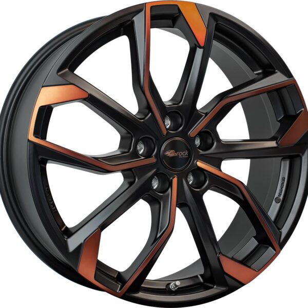 RC Design RC34 Black Orange Matt (BOM) 8x19 5x112 ET45 CB57,1 R13 800 kg 352041