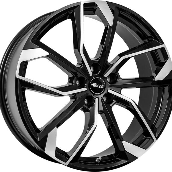 RC Design RC34 Schwarz Glanz Voll-Poliert (SGVP) 7x17 4x108 ET38 CB65,1 Flat 550 kg 348099