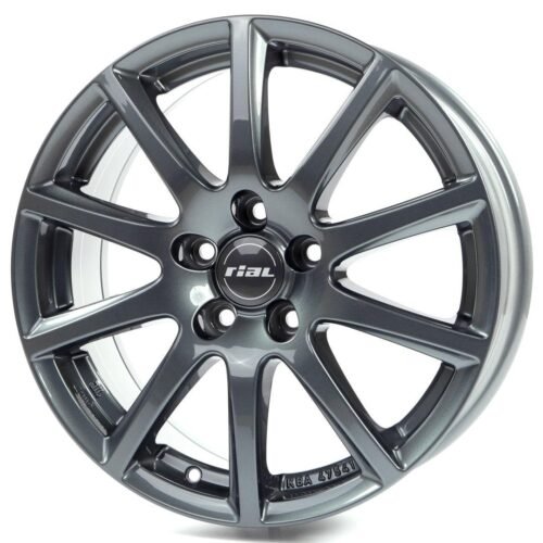 Rial Milano titanium 6×15 4×108 ET45 CB63,4 60° 600 kg MI60545A32-5