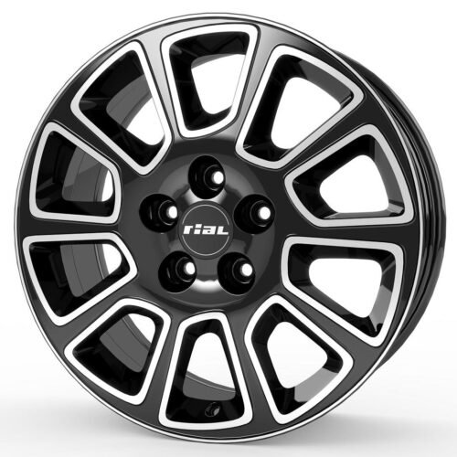 Rial Transporter 2 diamond-black frontpolished 6×16 5×130 ET68 CB78,1 60° 1250 kg TP2-60668M63-1