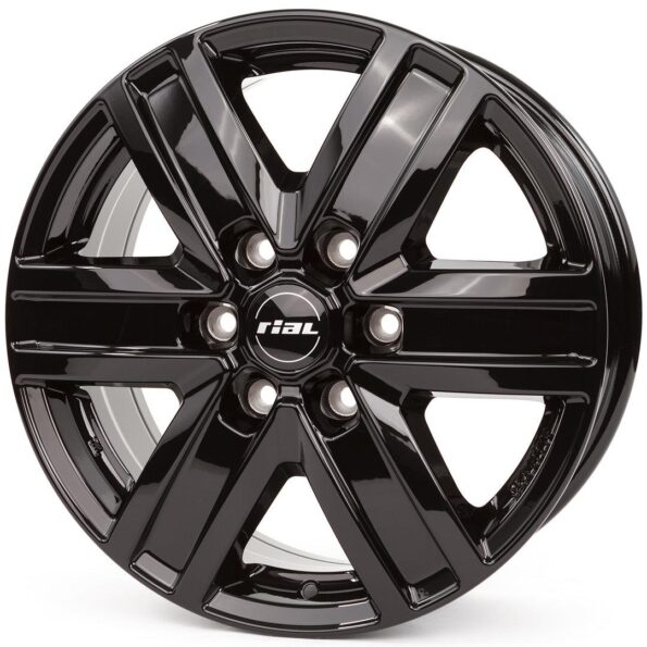 Rial Transporter diamond-black 7x17 6x130 ET57 CB84,1 R14 1260 kg TP70757M92-6
