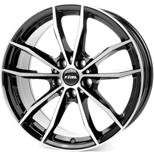 Rial X12 diamond-black frontpolished 7,5×18 5×112 ET46 CB57,1 R13 710 kg X12-75846V23-1