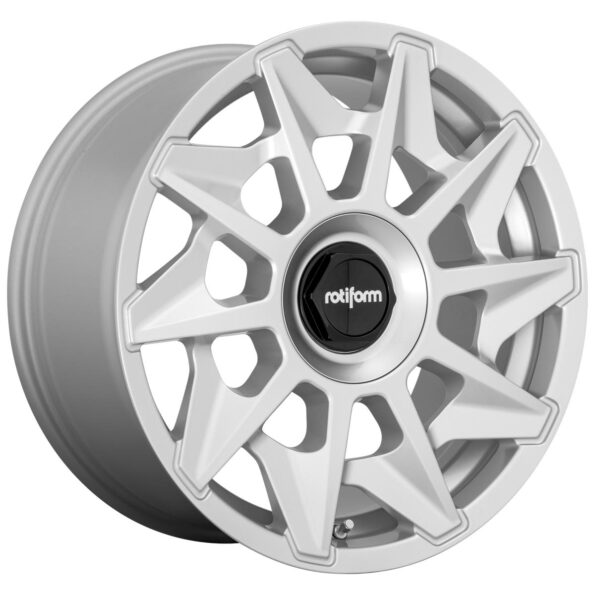 Rotiform R124 Cvt Gloss Silver 8,5x19 5x112 ET45 CB66,6 (PCD2: 5x100) 60° 725 kg R1241985F3+45