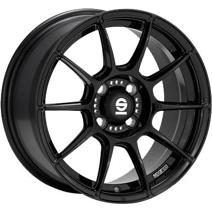 Sparco FF1 Gloss Black 7x17 4x108 ET25 CB65,1 60° 625 kg W29081001C5