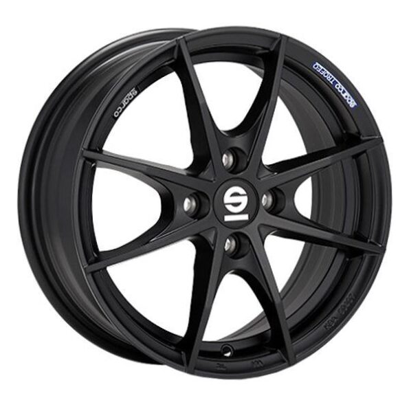 Sparco Trofeo 4 Matt Black 6x14 4x108 ET24 CB65,1 60° 500 kg W2906700153