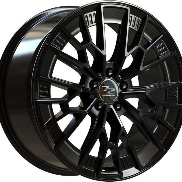Fondmetal 1972 Glossy Black 11x21 5x130 ET59 CB71,6 R14 1050 kg RF19176