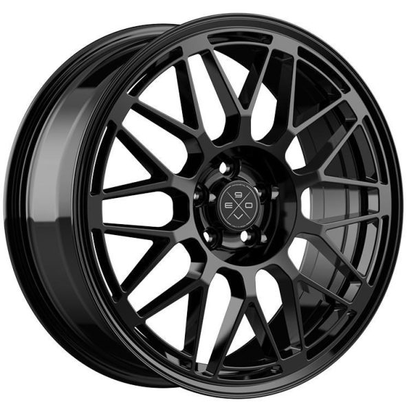 Fondmetal 9EVO Glossy Black 7x18 4x100 ET43 CB75,0 60° 525 kg RF04900