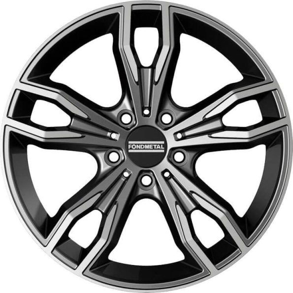 Fondmetal Alke Matt Titanium Machined 8,5x20 5x112 ET25 CB66,6 60° 750 kg RF08860