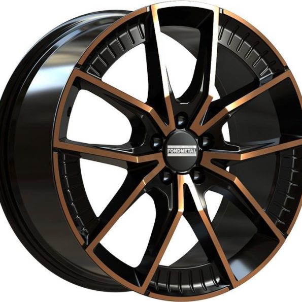 Fondmetal Elatha Black Clearcoat Matt Bronze Machined 8,5x21 5x112 ET19 CB66,6 R13 1000 kg RF19213
